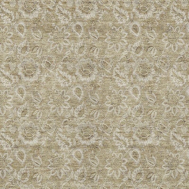 HomeRoots Floral Transitional Rectangle Outdoor Rug