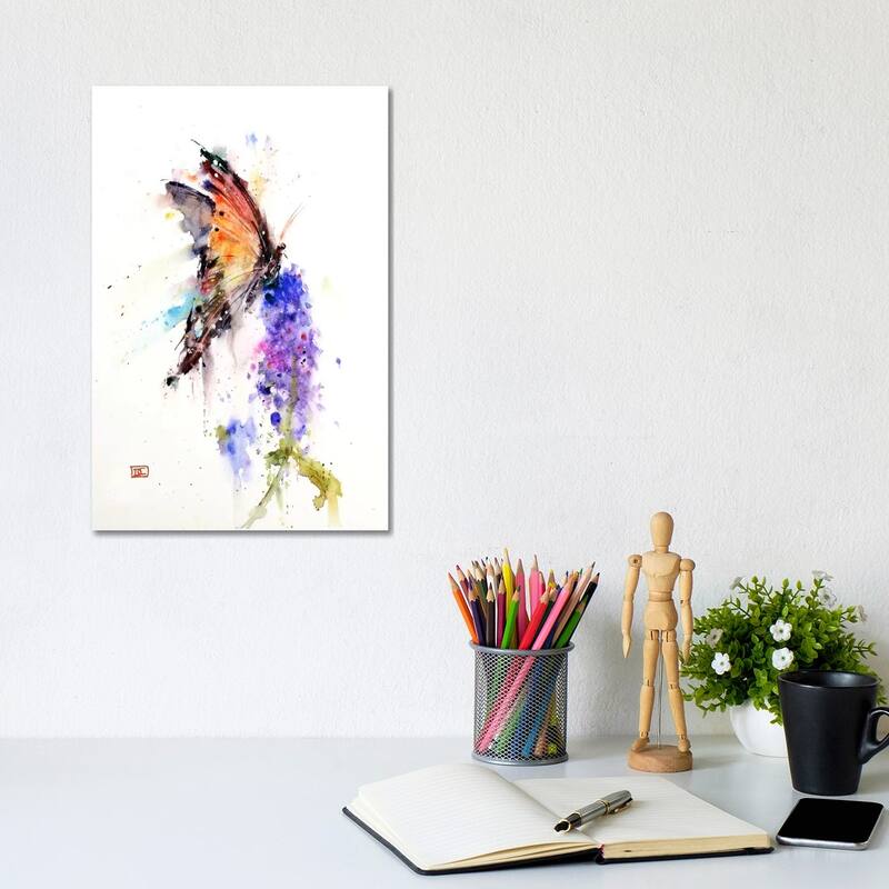 iCanvas "Butterfly II" by Dean Crouser Canvas Print - 12x8x0.75