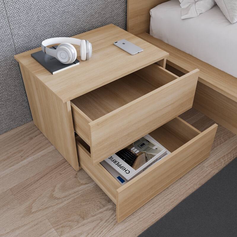 James 2-drawer Nightstand