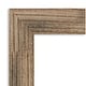 preview thumbnail 6 of 35, Beveled Wood Bathroom Wall Mirror - Owl Brown Narrow Frame
