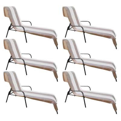 Superior Cabana Cotton Towel/ Chaise Lounge Chair Cover