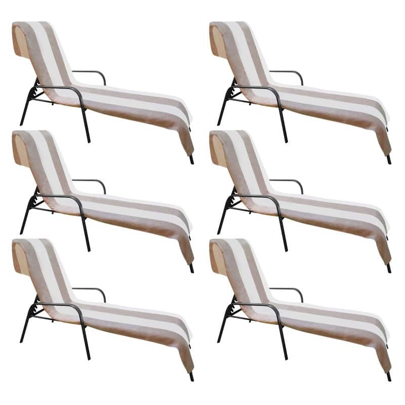 Superior Cabana Cotton Towel/ Chaise Lounge Chair Cover