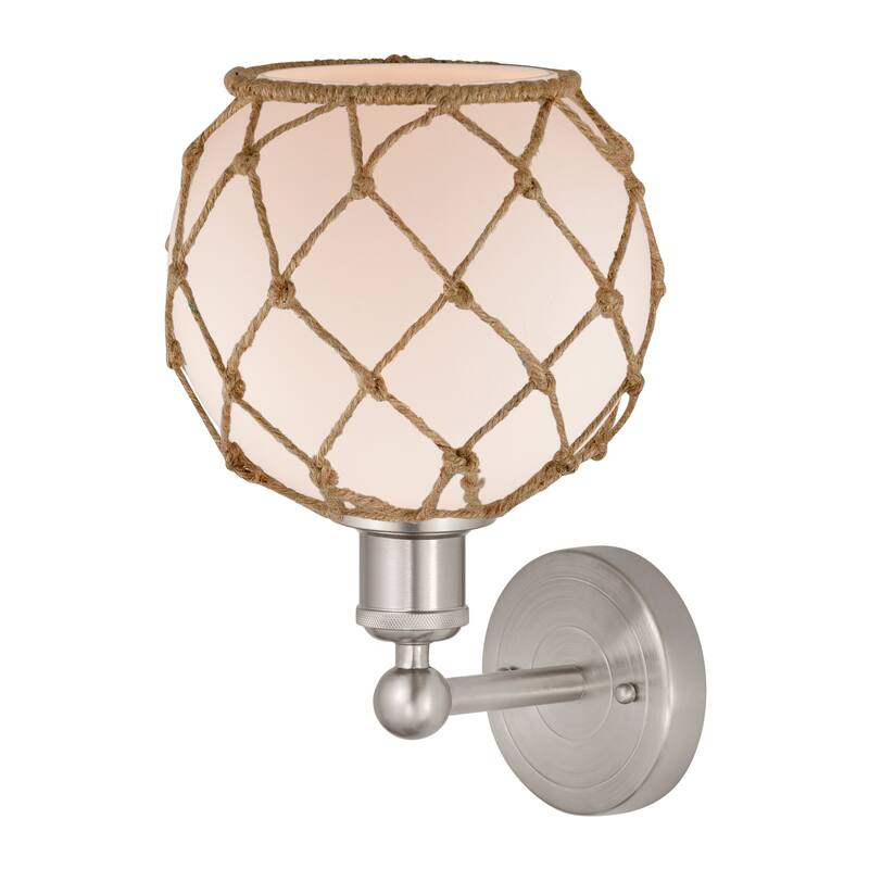 Innovations Lighting Endless Possibilities Edison - Farmhouse Rope - 1 Light 8" Sconce
