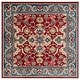 preview thumbnail 10 of 53, SAFAVIEH Kashan Sheng Oriental Rug 5'1" Square - Red/Blue