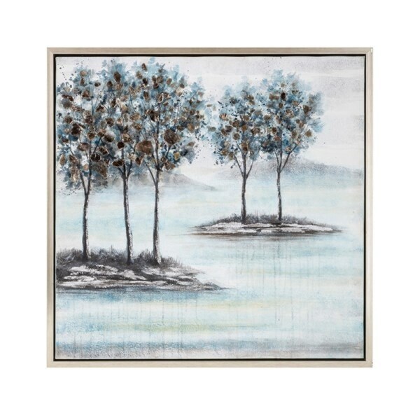 31.75" Trisha Yearwood Bluebird Framed Oil Painting - N/A