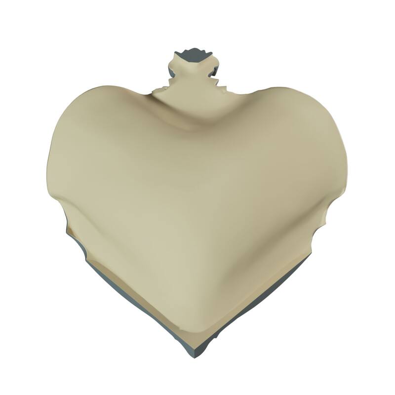 16 3/8"P x 12"H Inside Corner for Leo Crown Moulding - 1-Pack