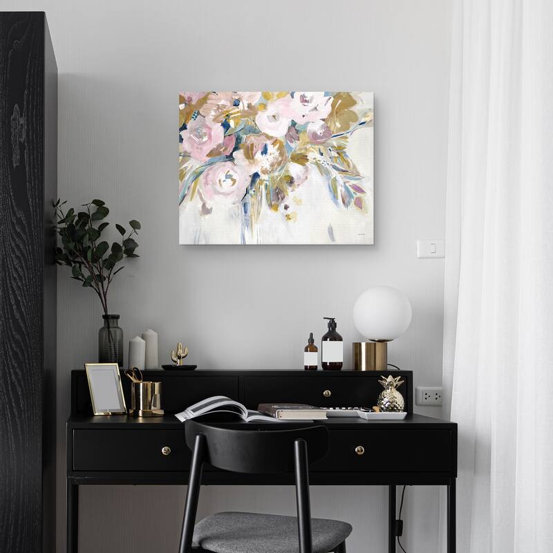 Blush Bouquet I by Jill Martin Canvas Art Print
