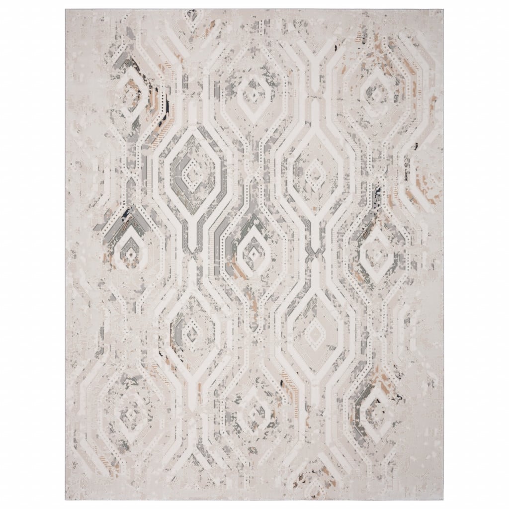 Sosa Distressed Abstract Area Rug By HomeRoots