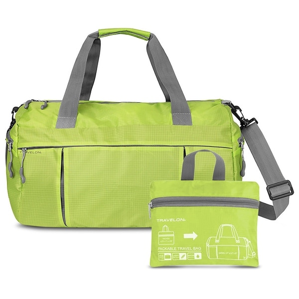 Travelon Featherweight Packable Travel Bag Lime Free Travelon Featherweight Packable Travel Bag Lime
