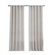 preview thumbnail 1 of 17, Nautica Caspian Light Filtering 54" x 84" Textured Rod Pocket Window Curtain Panel Pair