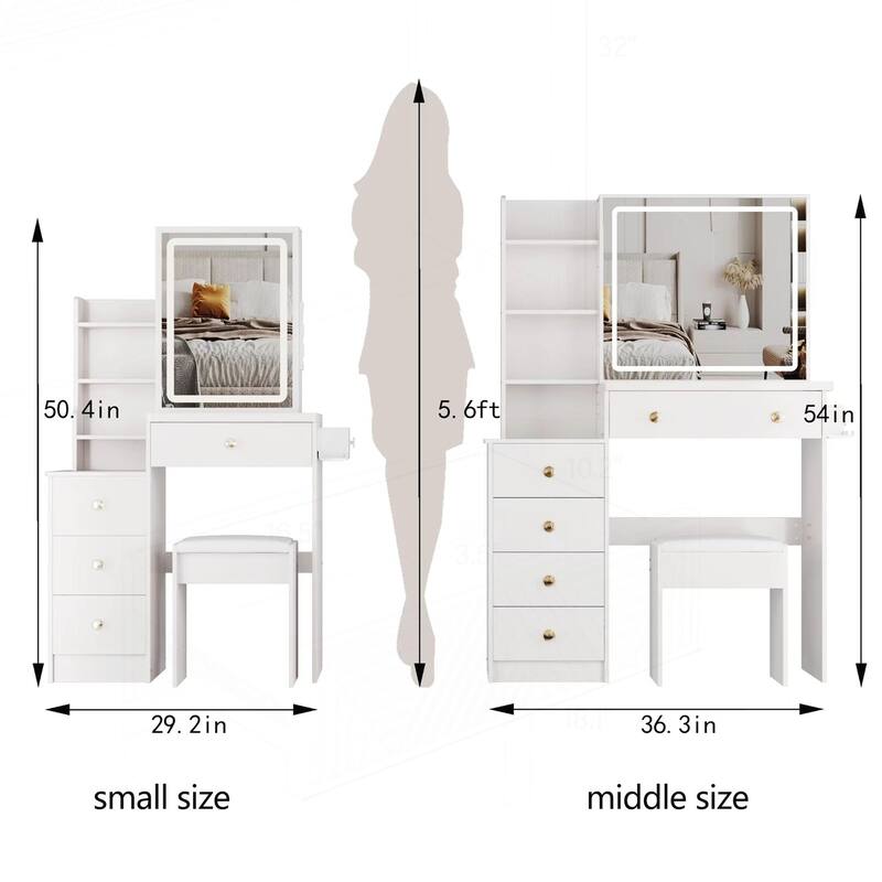 Versatile Left Bedside Cabinet with Advanced Features and Accessories