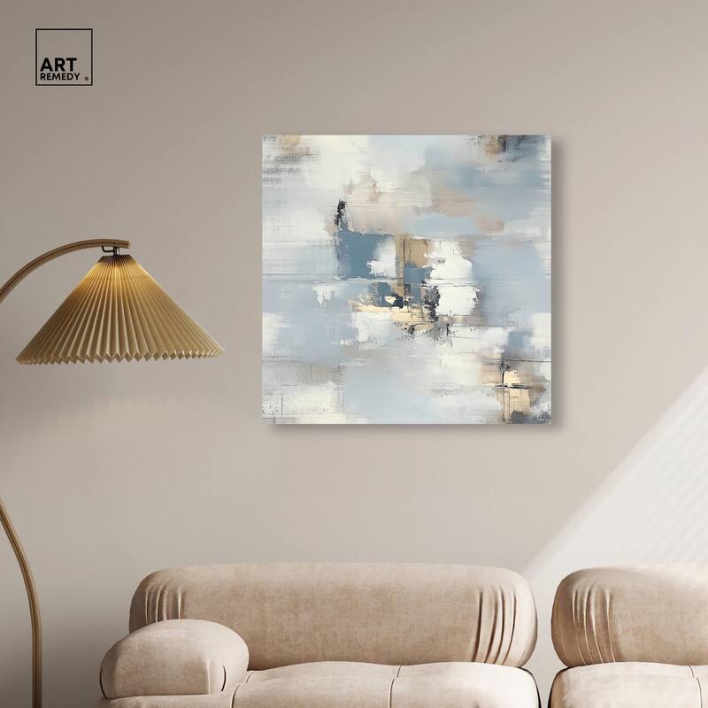 Morning Mist Over the Water Canvas by Art Remedy, Gallery Wrapped