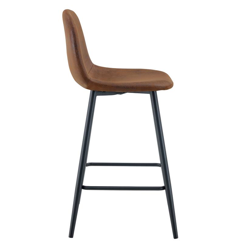 Fabric Bar Chair Set - Two Pieces, Thoughtful Design of Rounded Backrest