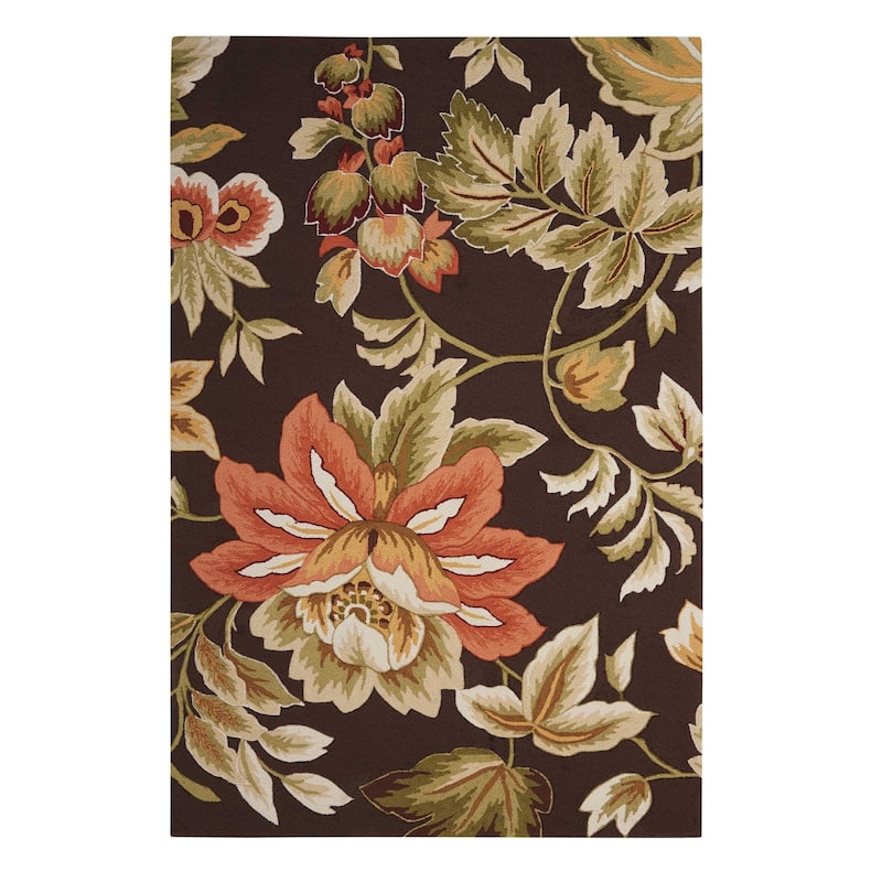Gena Stain Resistant Low Pile Area Rug By HomeRoots - 66' X '42' X '0.25