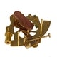 preview thumbnail 8 of 15, Gold Brass Nautical Heirloom Decor ( Set of 2)