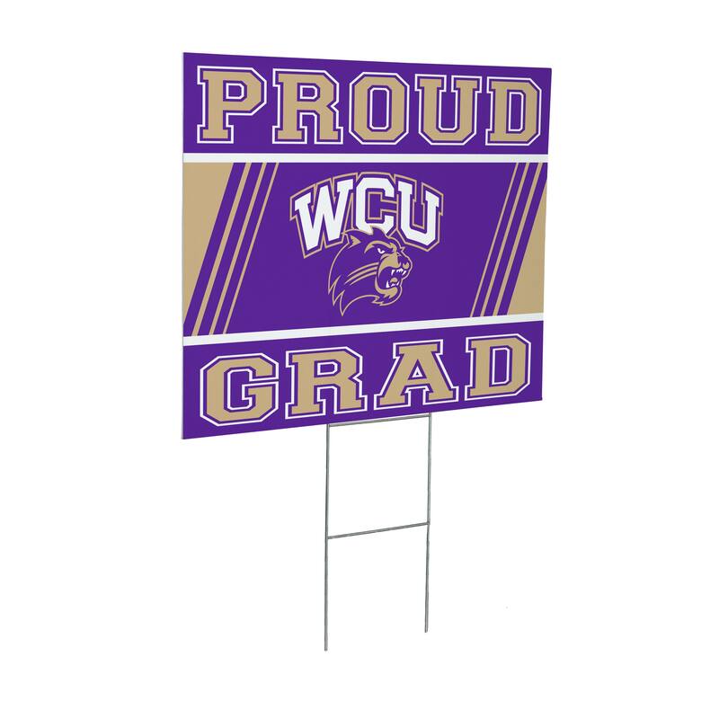 Western Carolina University 24" x 18" Graduation Coroplast Outdoor Yard Sign