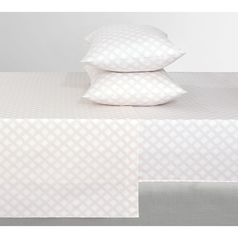 300 Thread Count Cotton Sateen Weave Printed Sheet Set