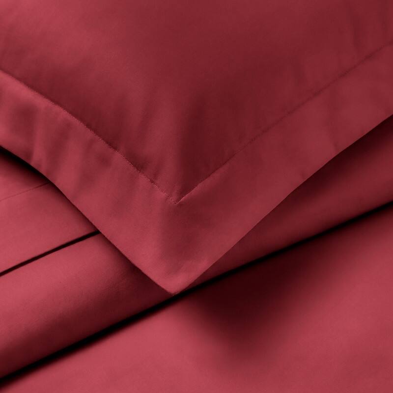 Superior 700 Thread Count Solid 3 Piece 100-percent Egyptian Cotton Duvet Cover Set