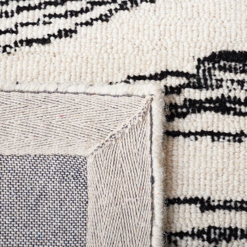 SAFAVIEH Handmade Metro Annarosa Modern Abstract Wool Rug