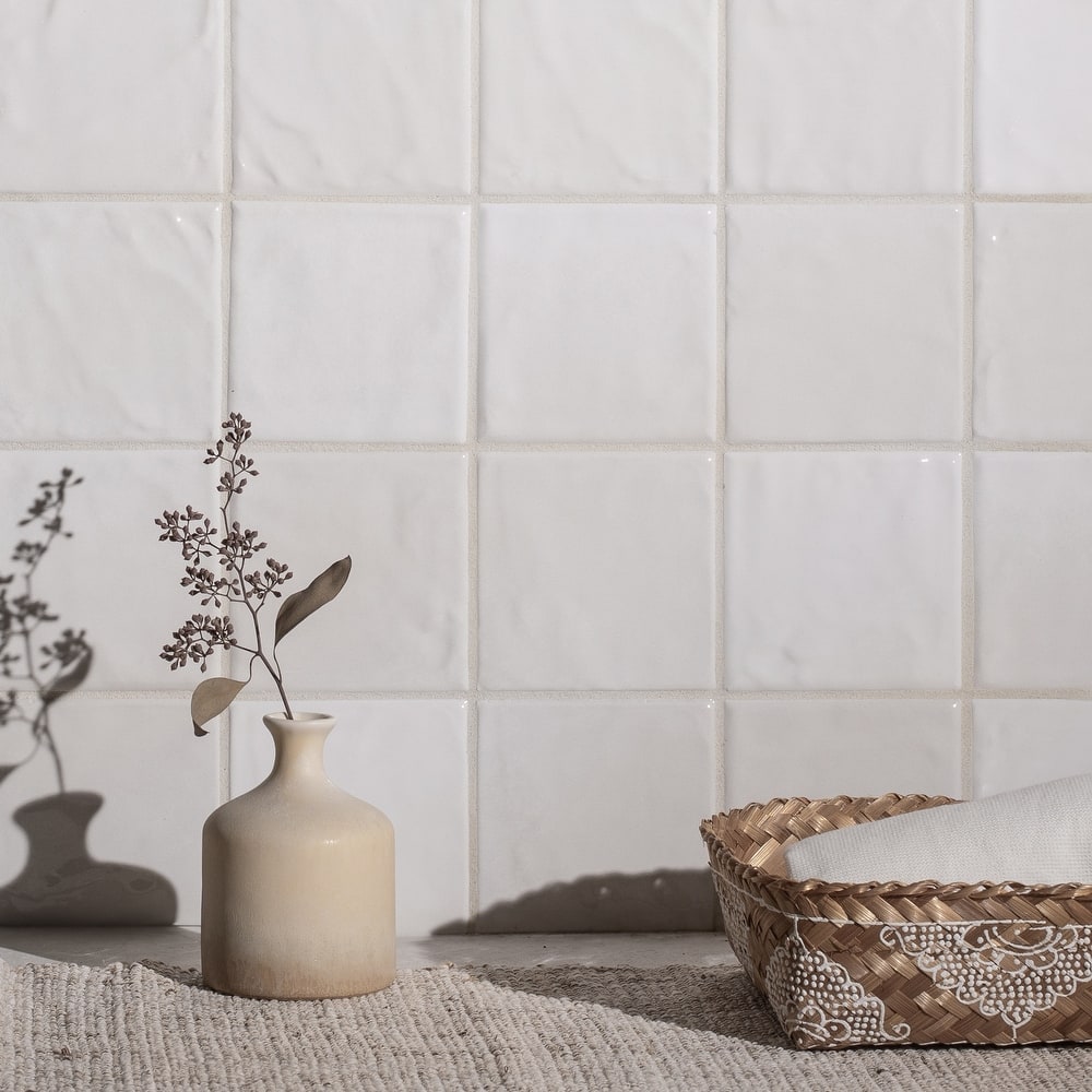 Harvest 4 in. x 4 in. Glazed Ceramic Wall Tile