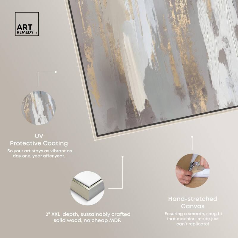Flooding Gold II Canvas by Art Remedy