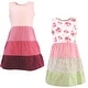 preview thumbnail 2 of 0, Hudson Baby Girls Cotton Dresses, Blush Rose Leopard 6 Years - Multicolor Blush Rose Leopard
