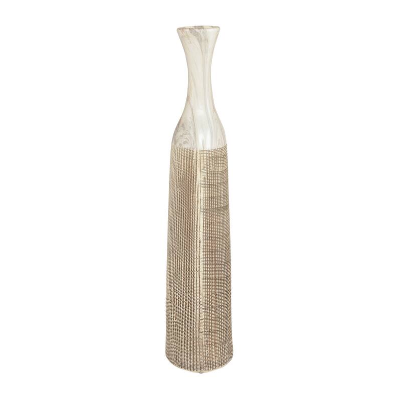 Elk Home Rollins Ivory Earthenware 5.25 Inch Wide Vase