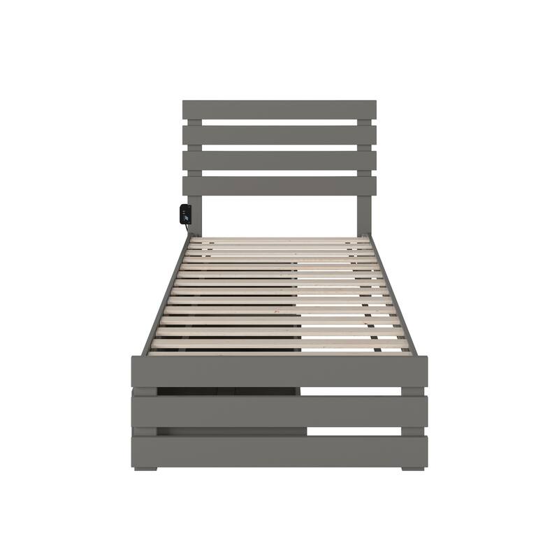 Oxford Bed with Footboard and USB Turbo Charger and 2 Storage Drawers