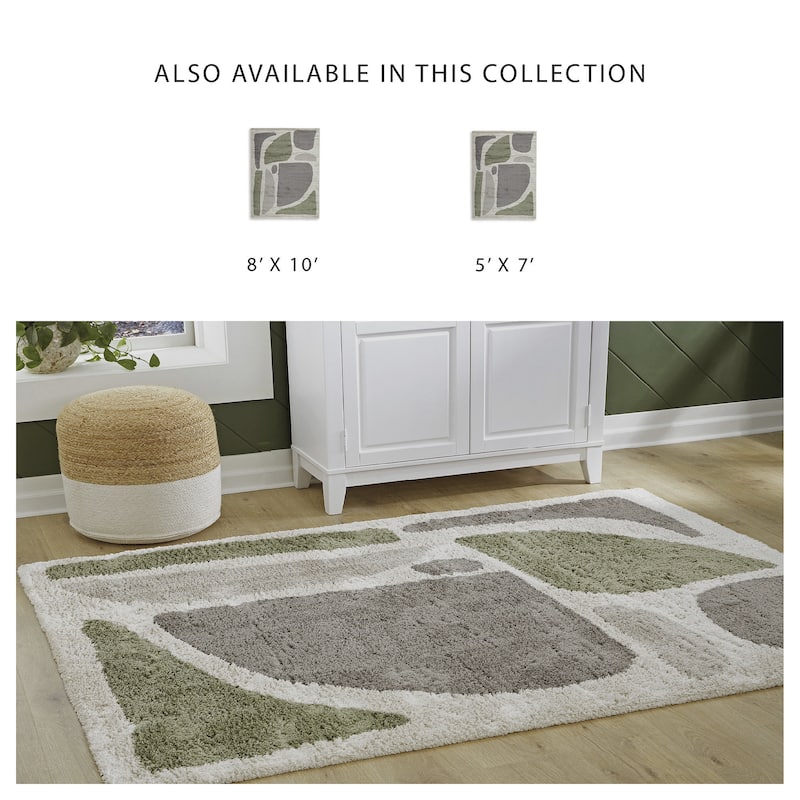Signature Design by Ashley Anburgh Green/Gray Rug