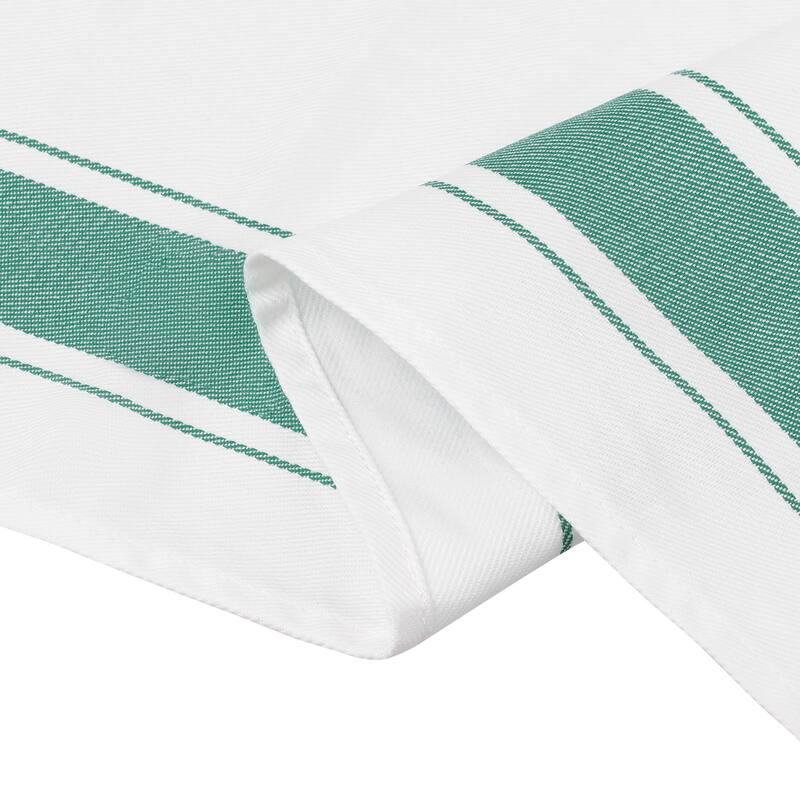 6 Pack Cloth Napkins, Striped Polyester Dinner Napkins, Machine Washable Napkins - 20x20 Inch