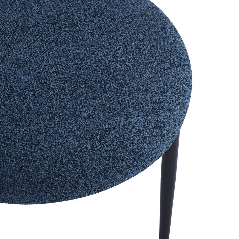 Bia Modern Iron Upholstered Dining Chairs by Christopher Knight Home