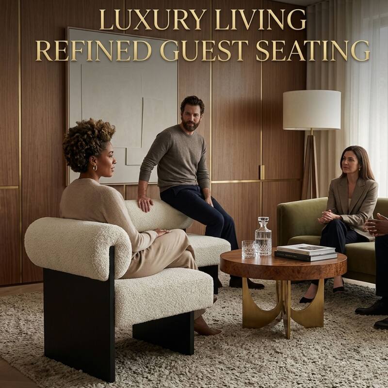 Aria Home Verve Mod Rollback Accent Chair Modern Fabric Upholstered Seat