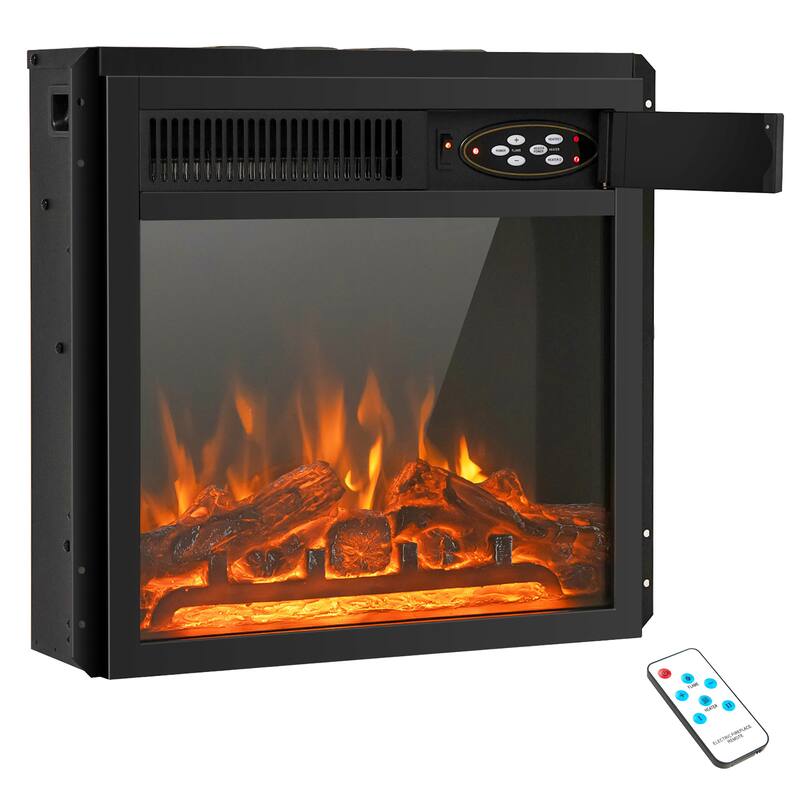 Costway 18'' Electric Fireplace Insert 5100 BTU Freestanding Heater - See Details