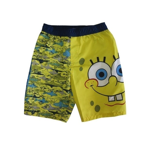 spongebob pants swim trunks