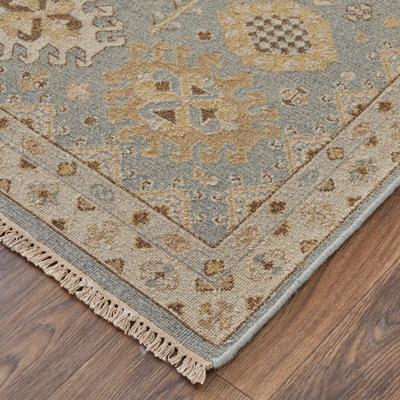 Grand Bazaar Aleska Hand Knotted Oriental Traditional Area Rug
