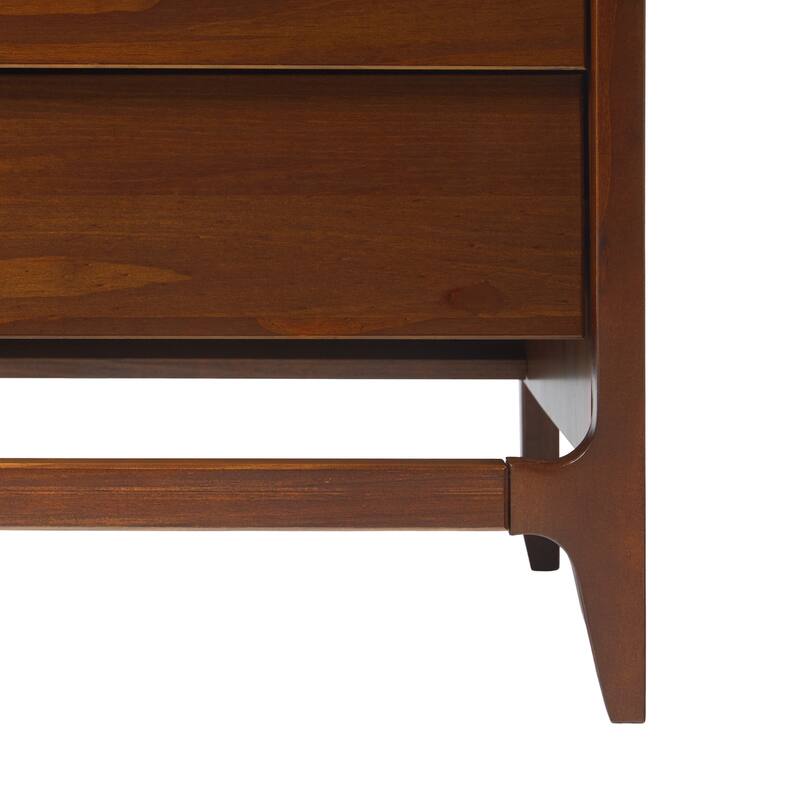 Middlebrook Designs Mid-Century Modern Solid Wood Nightstand