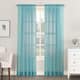 No. 918 Emily Voile Sheer Rod Pocket Curtain Panel, Single Panel