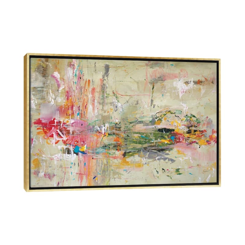 Large Wall Art, Framed Art, Abstract, by Julian Spencer - Gold