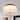 C Cattleya Black Flush Mount Ceiling Light with White Ribbed Glass