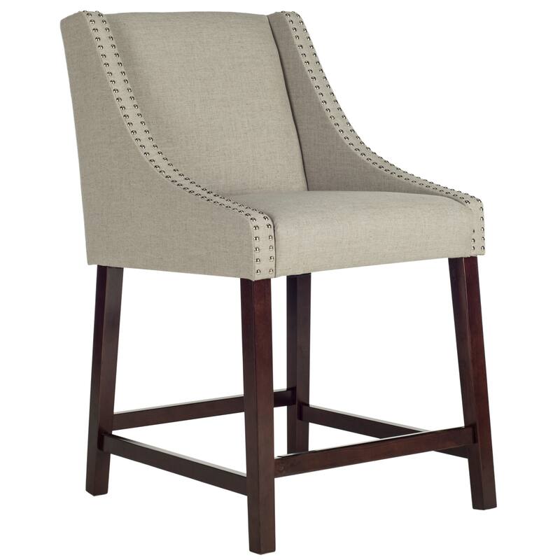 SAFAVIEH Jurij Counter Stool - 22.5" x 23" x 39.5" - 23Wx23Dx40H