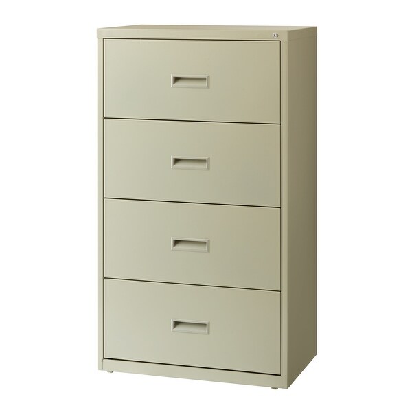 Filing Cabinet 4-Drawer 19x36x53h HON file beige Legal/Letter size lateral 