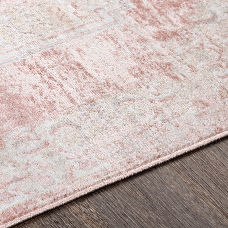 Livabliss Neal Distressed Persian Medallion Area Rug