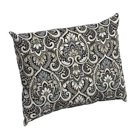 Arden Selections Aurora Damask Outdoor 17 x 23 in. Pillow Back