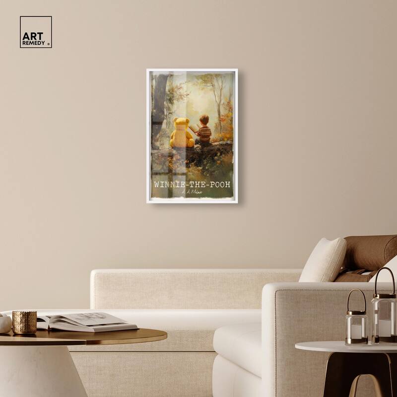 Classic Winnie the Pooh Shadowbox by Art Remedy
