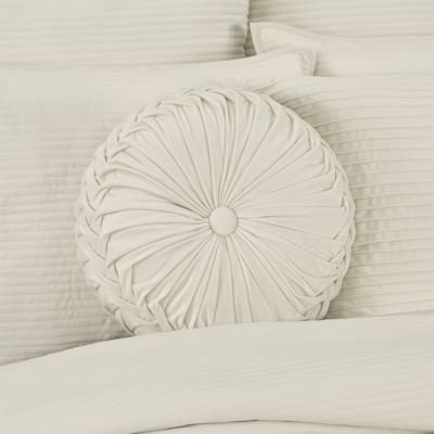 Townsend Tufted Round Throw Pillow