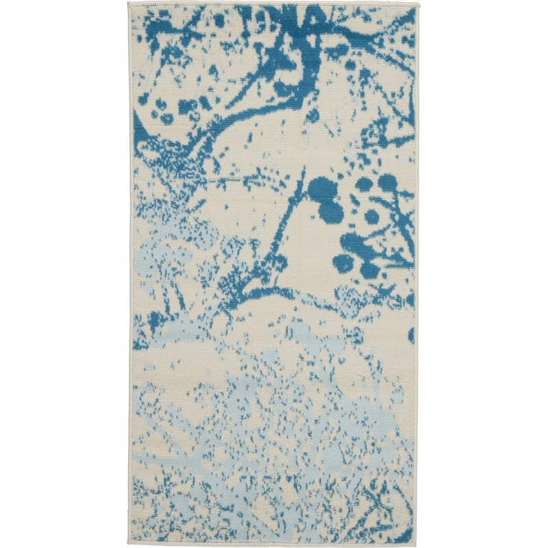 Nourison Jubilant Modern Botanical Abstract Grey Area Rug