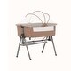 preview thumbnail 3 of 3, Dream On Me Lotus Bassinet & Bedside Sleeper in Brown