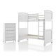 preview thumbnail 14 of 14, Furniture of America Giorgos 2-Piece White Solid Wood Twin over Twin Bunk Bed and Chest Kids Bedroom Set