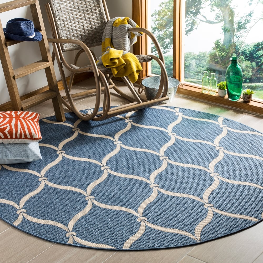 SAFAVIEH Courtyard Liya Indoor/ Outdoor Waterproof Patio Backyard Rug