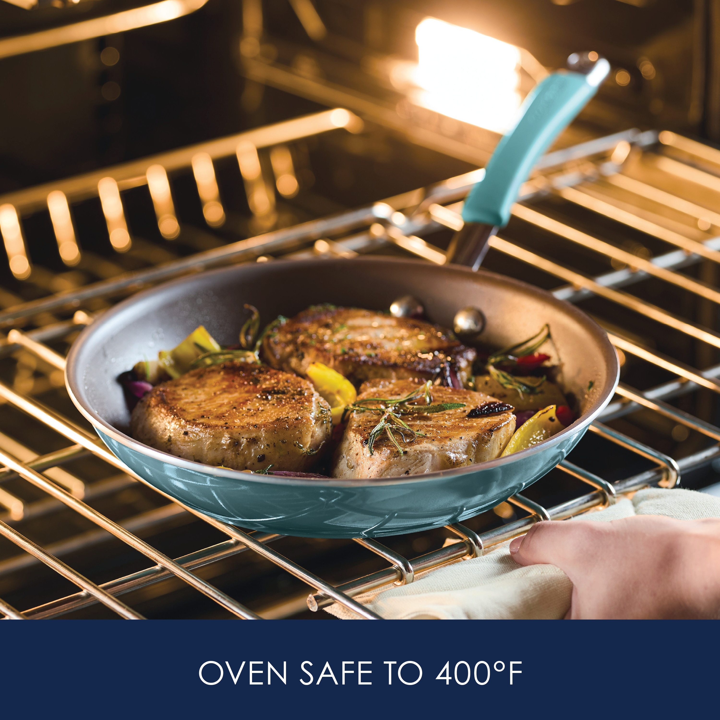 Rachael ray cookware oven safe best sale